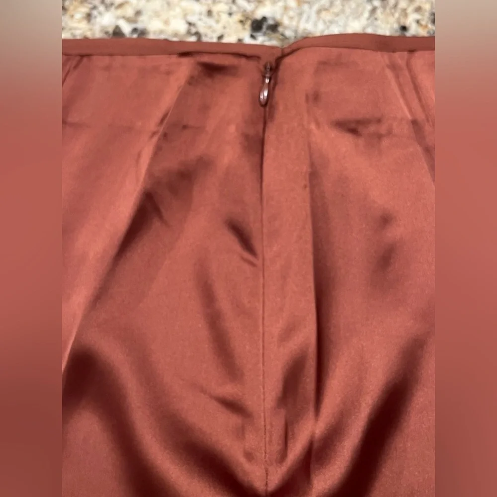 NWT French Connection Satin Midi Skirt